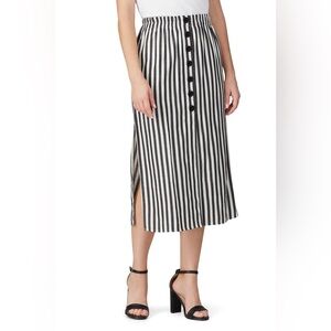 Cupcakes and Cashmere Black & White Sandrine Midi Skirt Size 10 US $113